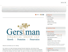 Tablet Screenshot of gerstmanfinancial.com